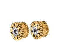 For K2 Plus Extruder Gear All Metal Full K2 Plus Extrusion Gear Kit Complete Replacement(Golden,1PCS)