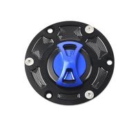 For KA&WASAKI For Ninja 250/300/Z-250/Z-300/Z250/Z300 Motorcycle Fuel Tank Cap Cover Guard Protector(Blue)