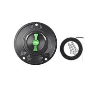 For KA&WASAKI Z650 2017-2019 Z800 2013-2019 Z1000 2007-2017 Z750R 2007-2012 Motorcycle Fuel Gas Tank Cap Cover(Black and Green)