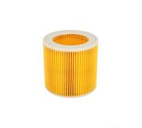 For Karcher A2004 A2054 A2204 A2656 WD2.250 WD3.200 WD3 Vacuum Cleaners Round Plastic Filter Cartridge Replacement, Compatible Wet Dry Dust Filter Accessory(1pcs)