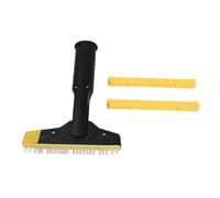 For Karcher Large Grout Brush Kit with Replacement Bristles | 3-piece Kit, Replaces Part 2.863-334.0, Fits SC1-SC5, Effective On for tile Grout And , Elongated Design