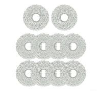 For Karcher RCV 5 Plus Mop Cloths Kit, Choose from 4 or 10 Pack for Efficient Home Cleaning (10 PACK)