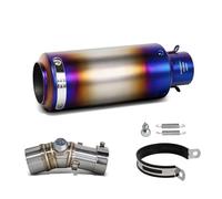 For Kaw&asaki ER6N ER6F Slip On Line Exhaust Motorcycle Project Muffler Connect Stainless Adapter Middle Pipe Exhausts pipes