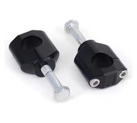 For Kawa&saki For KX125 For KX250 For KX250F For KX450F Motorcycle 28MM Handlebar Bar Riser Mount Clamp Set Handle Bar Riser(Black)