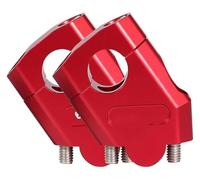 For Kawa&saki Handle Bar Risers Motorcycle 22mm 28mm Handlebar Heightening Riser Clamp Mount Motorbike Handle Bar Riser(22mm Red)