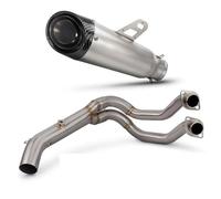 For Kawasaki For Ninja For Z650 Full Set Moto Exhaust System Stainless Steel Front Pipe Muffler motorbike exhaust(A)