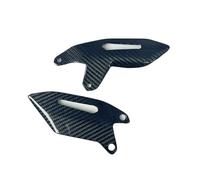 For Kawasaki For Ninja H2 H2R 2015 2016 2017 2018 2019 2020 2021 2022 2023 2024 Carbon Fiber Rear Foot Heel Guards Motorcycle Accessories Footrest Wings Protector