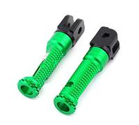 For Kawasaki GTR1400 CONCOURS 14 ZZR 1400 1200 600 ZX12R ZX14R ER6N ER6F Motorcycle Rider Footpegs Rest Front Footrest Foot Pegs Accessories (Color : Green)