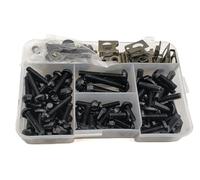 For KAWASAKI KLX KX 65 85 100 125 250 250F 450F Bodywork Screws Motorcycle Fairing Body Bolt Spring Fastener fairing fasteners clips