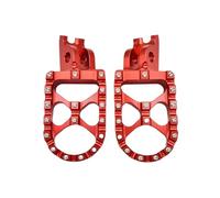 For Kawasaki KX250F KX450F 2006-2021 KX250X KX450X 2021-2023 KLX450R 2008-2013 Motorcycle Foot Pegs Rests Non-Slip Footpegs Off-road Pedals(Red)