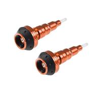 For Kawasaki Motorcycle Frame Slider Falling Protector M10 Anti Crash Ball Engine Protection 10mm Motor Pad Rod(2pcs Orange)