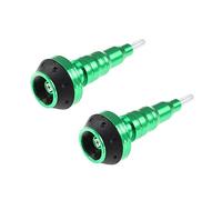 For Kawasaki Motorcycle Frame Slider Falling Protector M10 Anti Crash Ball Engine Protection 10mm Motor Crash Pad Rod Bars(2pcs Green)