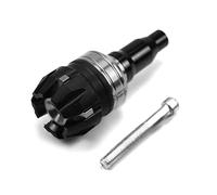 For Kawasaki Universal 10mm CNC Aluminum Motorcycle Crash Protector Crash Pad Engine Cover Frame Sliders Bars(Titanium)