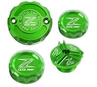 For Kawasaki Z H2 SE ZH2 Performance 2021-2023 2022 Acessories Brake Fluid Clutch Reservoir Covers Engine Plug Oil Filler Cap (Color : Green-ZH2SE)
