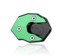 For Kawasaki Z1000 2010-2020 Z1000SX 2011-2020 Motorcycles Kickstand Foot Side Stand Enlarger Plate Extension Pad CNC Support(Green)