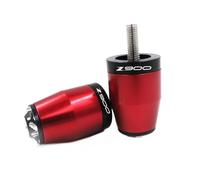 For：KAWASAKI Z900 Z 900 2017 2018 2019 Motorcycle CNC Aluminum Handlebar Grips Handle Bar Ends Plug(Red)