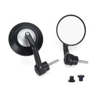 For KAWASAKI Z900RS Cafe 2018-2023 Z900 RS 2022 2021 Handlebar End Mirror Motorcycle Left Right Rearview Lens Glass Handlebar Mirror(Silver)