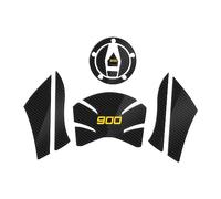 For Kawasaki Z900RS Z900 RS Z 900 RS Carbon Tank Pad 3D Stickers Side Knee Protectors Emblems Vintage Decals (Color : 5)