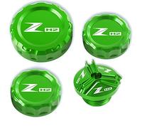 For KAWASAKI ZH2 Z H2 H2SX Acessories Brake Cluth Fluid Reservoir Covers Caps Engine Plug Oil Filler Cap (Color : Green-ZH2)