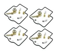 For Kawasaki ZX600 ZZR600 2004 2005 2006 ZX ZZR 600 Carburetor Repair Kits Main Slow Jet Float Valve Vacuum Diaphragm 4 Sets
