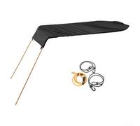 For Kayak Canoe Sun Shade Canopy Waterproof for Single Person with UV Protection and Quick Assembly Features (Black)
