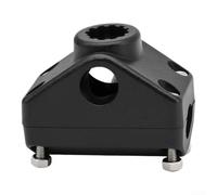 for kayak Fishing Rod Holder Mount for Circular Square Rails | Fits Scotty style holders, secure lock mechanism, ideal for kayak and small boat fishing decks