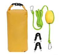for kayak Tow Rope 3.7m Float Buoy Quick Connect for kayak | Sand-filled anchor pouch, holds position in currents, ideal for fishing, resting, stable docking