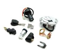 For Keeway For RKS 125 150 200 For Empire Motorcycle Ignition Switch Locks 6-hole Fuel Tank Cap Cover Seat Key Ignition Key Switch Lock(Full Set)