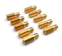 for Keihin for FCR for OKO for KOSO PE for PWK Carburetor Hexagon Motorcycle Main Injector Nozzle Carb 10 Pieces Automobile Fuel Injector(105-128)