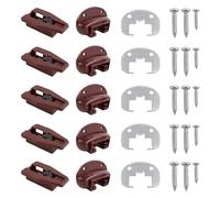 For kenlin Rite-Trak II Replacement dresser drawer guide track slide kit #168, 5 Sets of Enhanced Commercial Rite-Track II Drawer Slide with Metal Backing and Roller, Fits Most Furniture Manufacturers