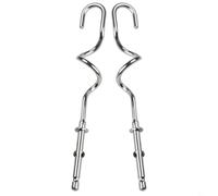 For Kenwood Compatible Hand Mixer Beaters for Egg and Dough High Performance Stainless Steel Whisk Attachments (D)