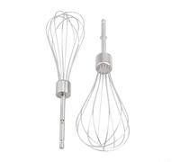 For Kenwood Hand Mixer Whisk Replacement, Stainless Steel Beaters for Cooking Needs, 2 Pack (12 wire rods*)