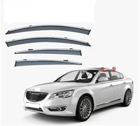 For KIA Cadenza K7 VG 2009-2016 4-Piece Wind Deflectors - Rain Guards & Weather Shields for Ventilation, Reduce Noise, Easy Fit