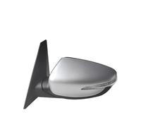 For Kia Carens 2013-2018 Car Exterior Mirrors With Electric Folding Heating 7/8 Wire Auto Side Mirror Rearview Assembly Auto Wing Mirror Assembly(8-Wire Silver LH 5)