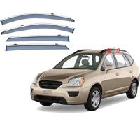 For KIA Carens MK2-UN 2007-2010 2011 2012 4-Piece Wind Deflectors - Rain Guards & Weather Shields for Ventilation, Reduce Noise, Easy Fit