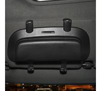 For Kia e-Soul 2019-2023 ABS Front Glasses Holder Sun Visor Sunglasses Holder Multifunctional Stowing Tidying Interior AccessoriesC/Beige(normal/A/Black)
