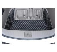 For Kia For Carnival 7-seat 2015-2020 Auto Interior Decoration Car Trunk Mat Full Coverage Boot Protector(A-BlackBeige)