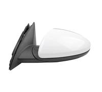 For KIA For Ceed 2019-2024 Car Side Rearview Mirror Assembly Electric Folding Turn Signal Blind Spot Door Wing Mirror Assembly(White Left,6Pin)