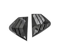 For Kia For K5 2011-2015 2pcs Rear Side Window Blinds Trim Cover Louver Stickers Frame ABS Carbon Fiber Auto Car Accessories Car Center Console Dashboard Sticker