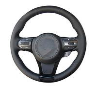 For Kia For K5 For Optima 2014 2015 Black Car Steering Wheel Cover Auto Interior Accessories Car Steering Wheel Protector(Blue Thread)