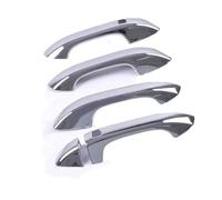 for Kia for Optima K5 DL3 2020 2021 2022 2023 Black Carbon Fiber Chrome Car Door Handle Cover Trim Sticker Styling Auto Accessories(Style1)