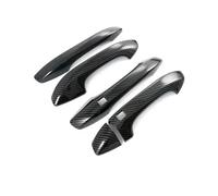 for Kia for Optima K5 DL3 2020-2024 Carbon Fiber Chrome Car Door Handle Cover Trim Sticker Styling Auto Accessories(Style1)