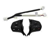 For KIA For RIO 2011-2014 Multifunctional Steering Wheel Control Button Audio Phone Volume Switch For Bluetooth Car Multi-function steering wheel switch(Piano black)