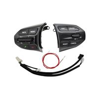 For Kia For RIO 2018-2021 For X-LINE For K2 For RIO 4 Steering Wheel Buttons Cruise Control Remote Bluetooth Volume Car Switches Left+Right+Wire Adjust Switch(Model A-1 SET)