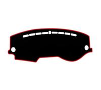For KIA For RIO 3 4 K2 Xline 2017 2018 2019 2020 2021 Mat Pad Dashmat Sunshield Carpet Protector (Black(red Edge) rhd)