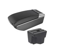 For KIA For Rio 3 K2 For X-line 2011-2016 Car Armrest Interior Modification Center Console Multi-function Storage Box Access Car Centre Console Armrest Box(B2 Black line NO USB)