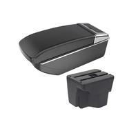 For KIA For Rio 3 K2 For X-line 2011-2016 Car Armrest Interior Modification Center Console Multi-function Storage Box Access Car Centre Console Armrest Box(B3 white line NOUSB)