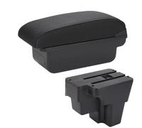 For KIA For RIO For STONIC For Cerato 2015-2022 Car Armrest Europe South Retrofit Parts Storage Box Car Accessories Armrest Box Car Armrest Storage Box(C2 Black line NO USB)