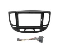 For Kia For Rio2 For Rio 2 2005-2011 Car Frame Dashboard Refitting Stereo 9 Inch Fascia Panel Trim Kit Car Radio Fascia(Beige an Cable)