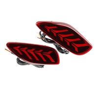 For Kia For Seltos 2019-2021 2pcs LED Rear Bumper Reflector Tail Brake Light/w Turn Signal Car Accessories Wing Mirror Indicator Light(2 Function)